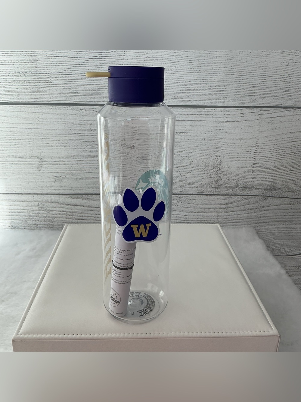 Starbucks Washington Huskies 24 oz Water Bottle